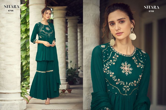 NITARA Ghazal 2 Fancy Stylish Designer Festive Wear Heavy Readymade Salwar Suit Collection